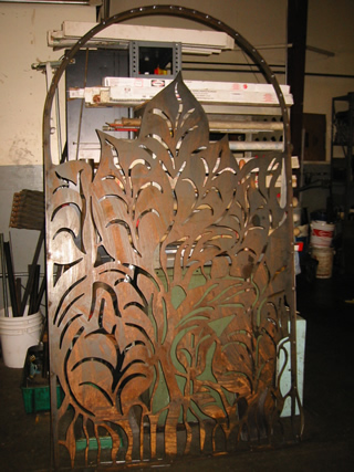 Plasma Cut Gate